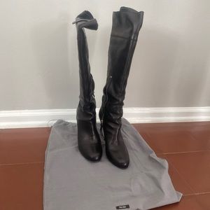 Miu Miu knee high heeled boots size 38 (US 7)